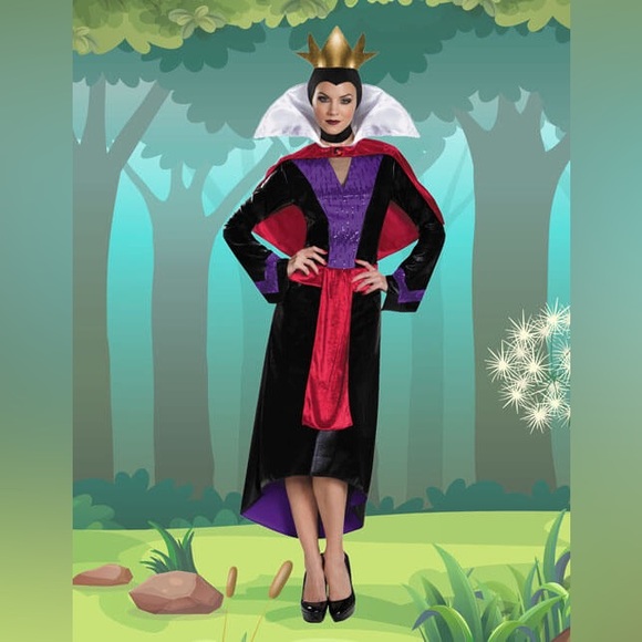 Disguise Women's Evil Queen Deluxe Adult Costume, Purple, M (8-10)‎ - Picture 1 of 7